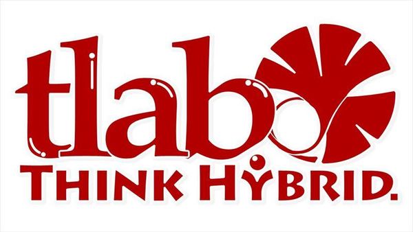 竹内研究室のスローガンロゴ「Think Hybrid」