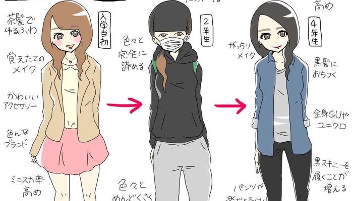 セール 大学 服 が ない 女