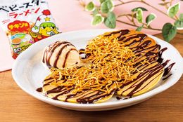 【お好み焼 道とん堀】ふわポリ甘じょっぱいがおいしい！！「ベビースターパンケーキ」が新登場！ #Z世代Pick