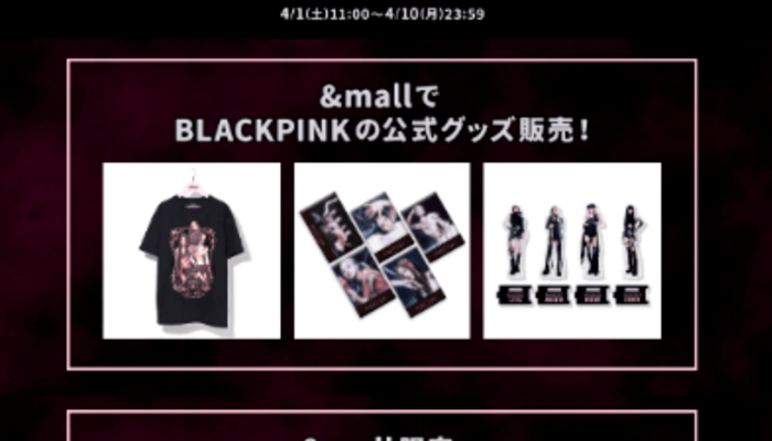BLACKPINK WORLD TOUR [BORN PINK] JAPAN POP-UP STOREの実施が決定 