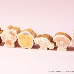 サンリオキャラクターズが、かわいくおねだり♪甘えるポーズを並べてつなげてきゅんとする、「かまって！きゅん♡」な型ぬきバウムが新登場！ #Z世代Pick