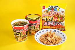 東京都三鷹市の行列店「すず鬼」の味わいを、カップ麺とお菓子で再現！ニンニクの香りがガツンときいた醤油スープ #Z世代Pick