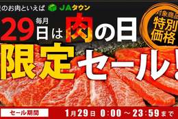 毎月２９日は「肉の日（にくのひ）」で「肉の日限定セール」を開催！ #Z世代Pick