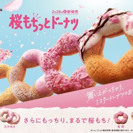 【ミスタードーナツ】2月28日（水）から『桜もちっとドーナツ』期間限定発売！！ #Z世代Pick