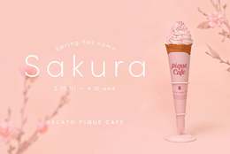 桜を映したピンク色のクリーム！“ピケカフェ”のシーズナル「さくらクレープ」が登場 #Z世代Pick