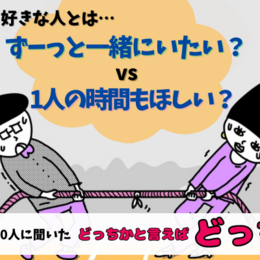 好きな人とは四六時中ずーっと一緒にいたい？1人の時間もほしい？大学生300人に聞いてみた！