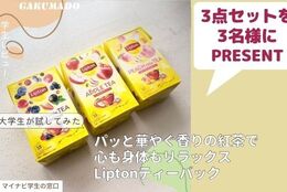 【リプトンのフルーツティー3点セットを3名様にプレゼント】大学生が気になる〇〇試してみた！～リプトン フレーバーティー～