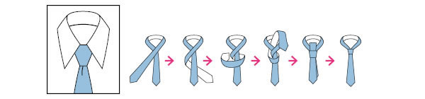 ネクタイの締め方がわかりません。また、ネクタイの締め方にも種類がありますか？