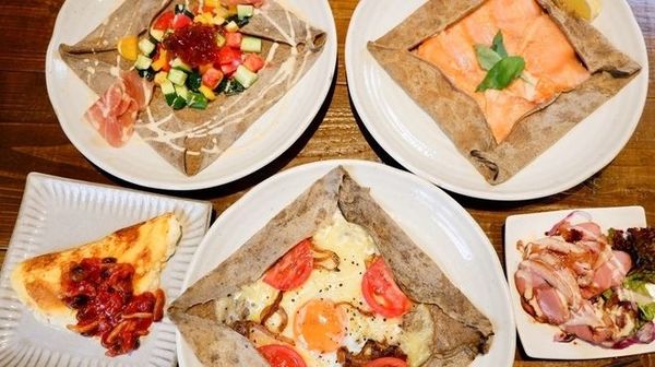 galette cafe もがの料理