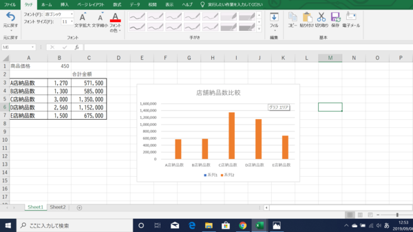 行・列を変えても崩れない。Excelのグラフや図、オブジェクトの固定方法