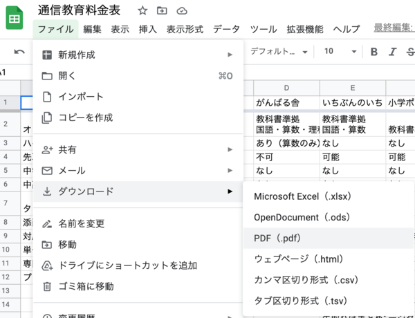 Googleドライブ PDF化3