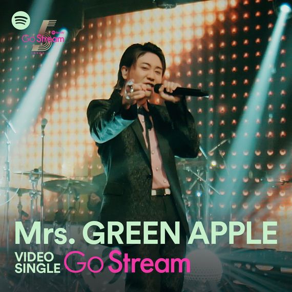 Spotifyだけで楽しめる宇多田ヒカル・星野源・Mrs. GREEN APPLEの人気楽曲の撮り下ろしパフォーマンス映像を収めた、「Go Stream」ビデオシングルシリーズを公開