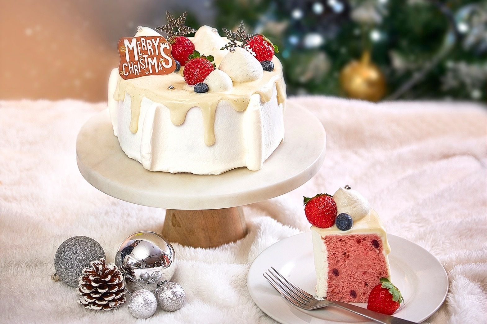 連日行列が続く生キャラメルシフォンケーキ専門店「MERCER bis」からクリスマス限定シフォンケーキが登場！ #Z世代Pick
