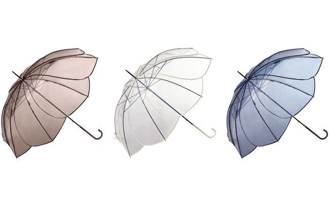 大ヒット中の「花びらに包まれるようなクリア傘」の新シリーズが登場！　#Z世代Pick